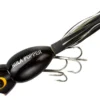 Arbogast Hula Popper Topwater Popper- 2-- 3-8 Oz- Black Floating
