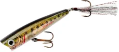 Rebel P66ZBB-R Super Pop-R Topwater Bait- 3 1-8-- 5-16 Oz- Baby Bass Floating