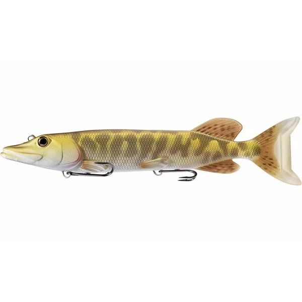 Juvenile Pike Fishing Lure, Swimbait, Gold/Metallic 1 Juvenile Pike Fishing Lure, Swimbait, Gold/Metallic